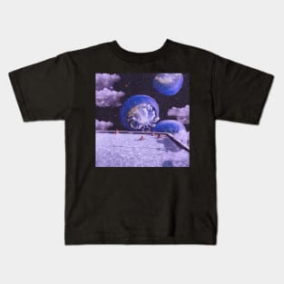 Swimming in a sky full of Jellyfishes Kids T-Shirt